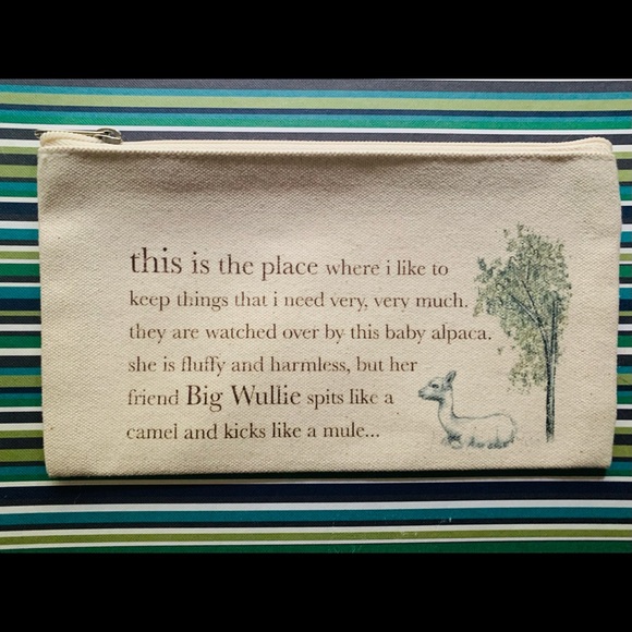 Alpacaly ever after…pouch, wood ruler keychain & eucalan - Picture 2 of 9